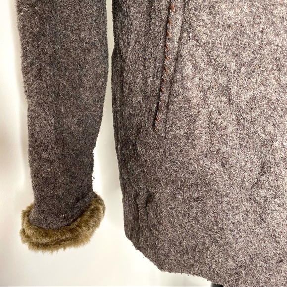 J. Jill Wool Blend Hooded Coat - Picture 5 of 13